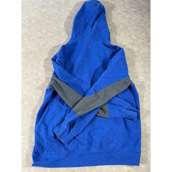 NFL Team Apparel Mens New York Giants Hoodie Sweatshirt Embroidered Blue Large - Picture 2 of 8